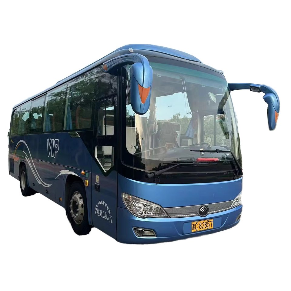 2021 Y0utong 6906 Model 39-Seat Coach Bus Chinese Diesel Manual Yuchai Engine Euro 4 Emission Used and Sold in China